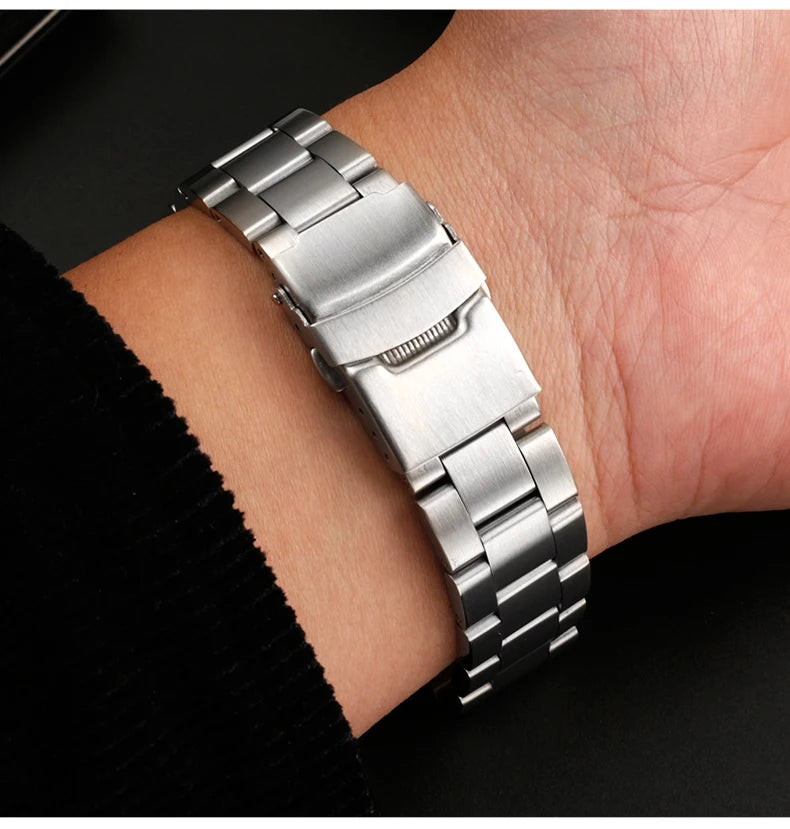 20 22mm Stainless steel men's watch