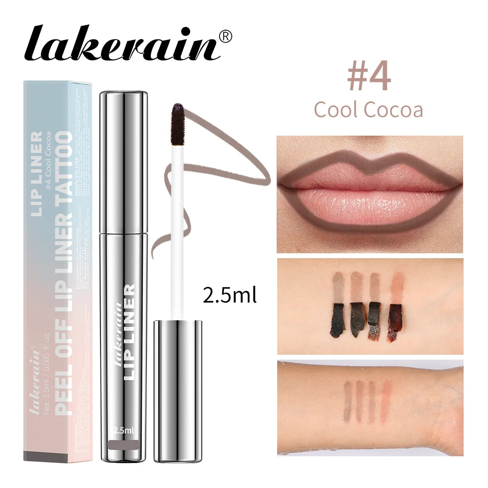 Waterproof Lip Liner Peel Off Tattoo Lipgloss Waterproof