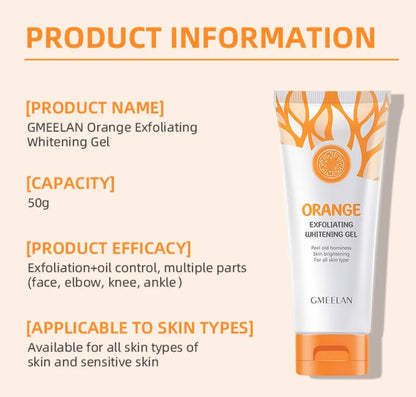 Orange Exfoliating Gel Dead Spot Remover Brighten Peeling 50g