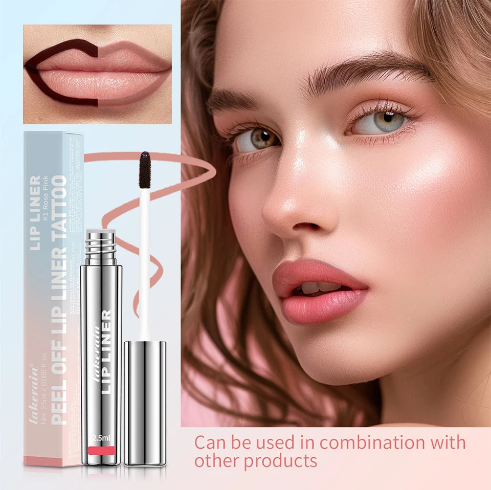 Waterproof Lip Liner Peel Off Tattoo Lipgloss Waterproof
