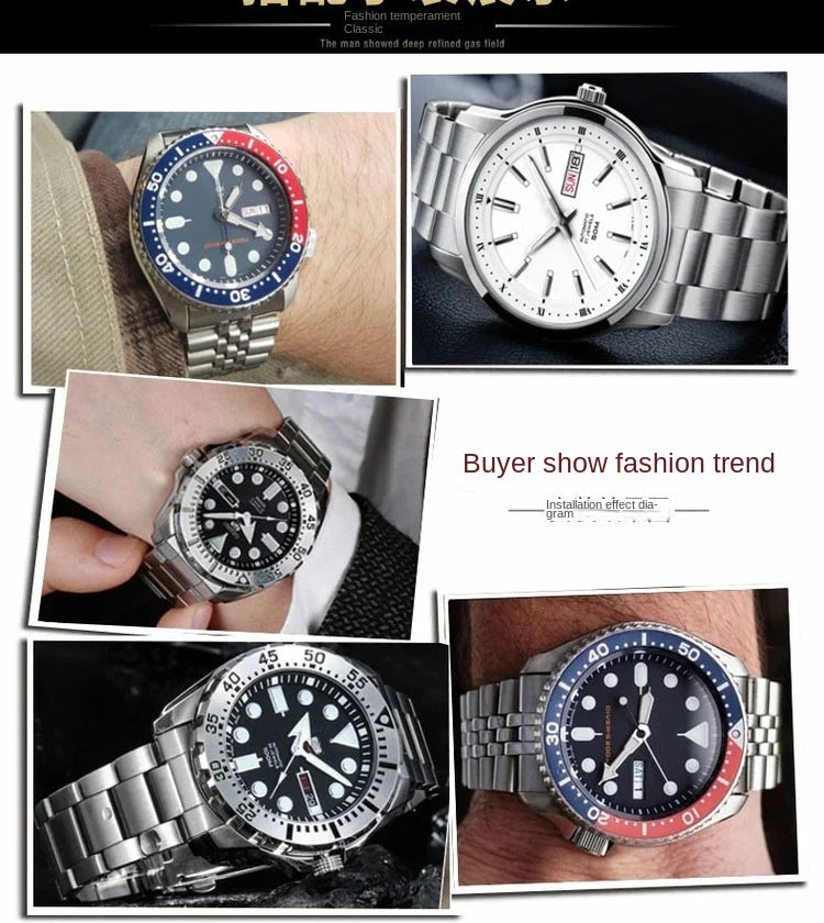 20 22mm Stainless steel men's watch