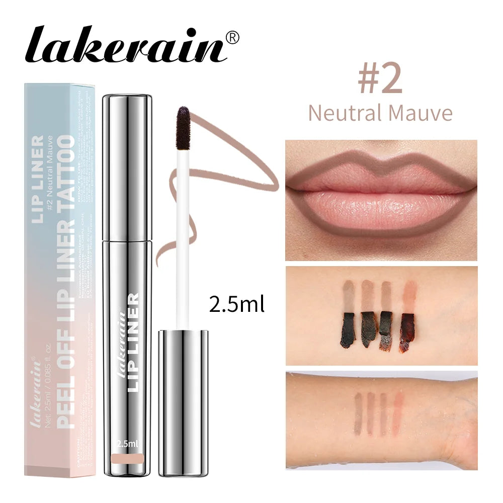 Waterproof Lip Liner Peel Off Tattoo Lipgloss Waterproof