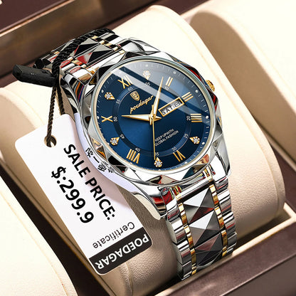 POEDAGAR Top Luxury Men Quartz Watch For Men Sports Waterproof