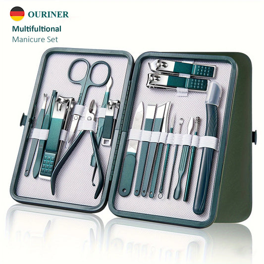 Professional 7/10/12/18 Piece Nail Care Kit Stainless Steel Manicure
