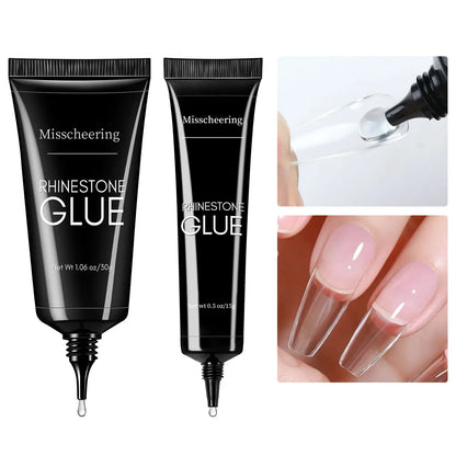 30g Nail Rhinestone Glue for Nails Super Strong Gel Nail Glue for Nail Charm