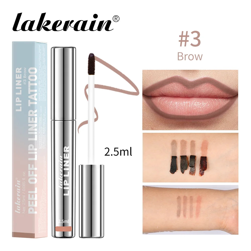 Waterproof Lip Liner Peel Off Tattoo Lipgloss Waterproof