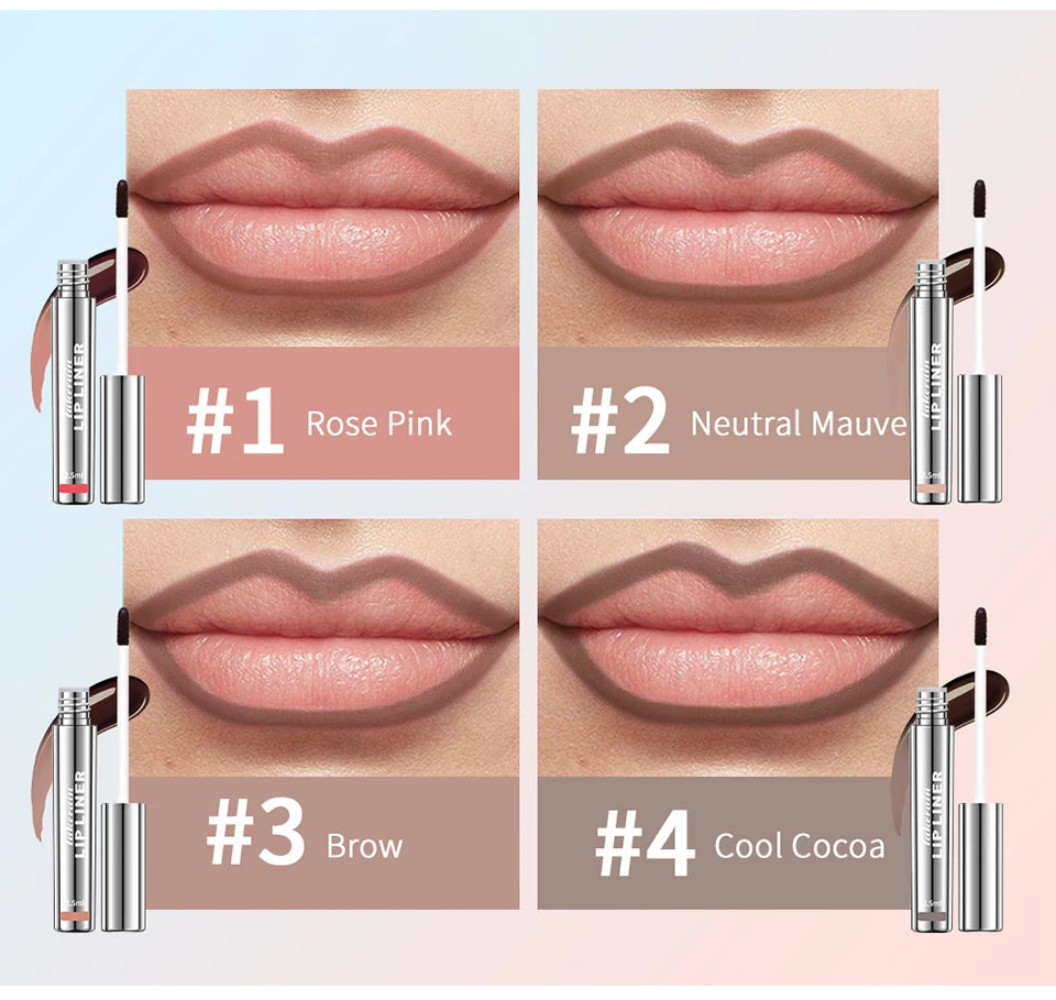 Waterproof Lip Liner Peel Off Tattoo Lipgloss Waterproof
