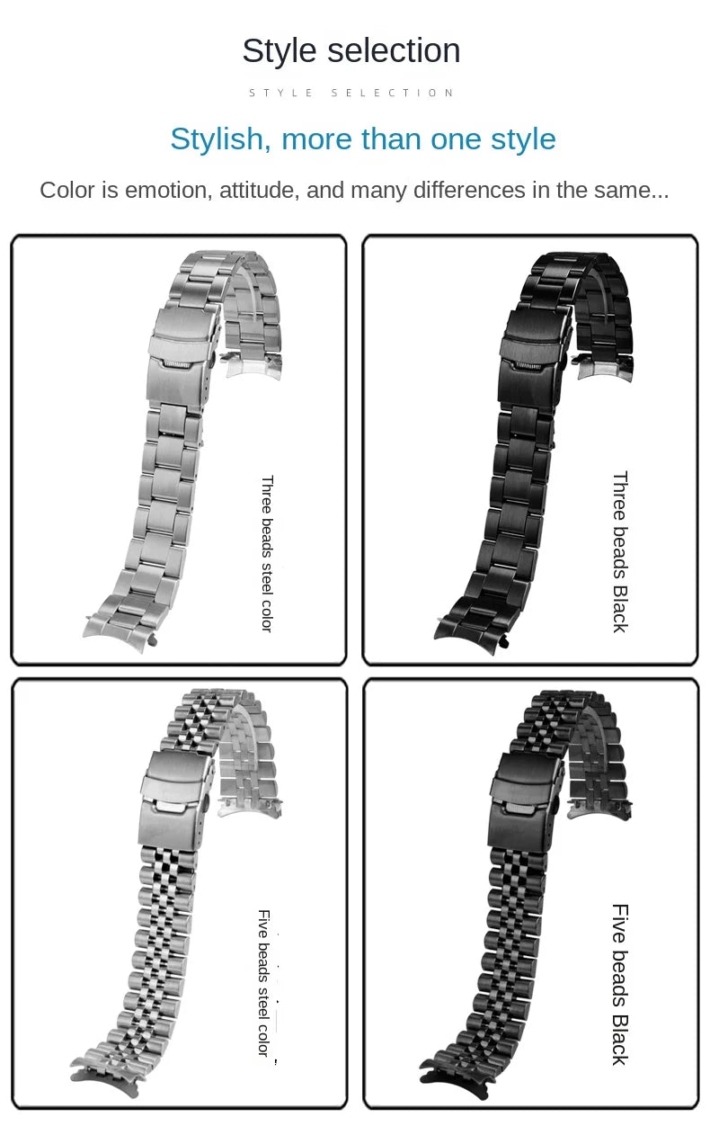 20 22mm Stainless steel men's watch