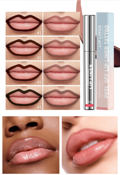 Waterproof Lip Liner Peel Off Tattoo Lipgloss Waterproof