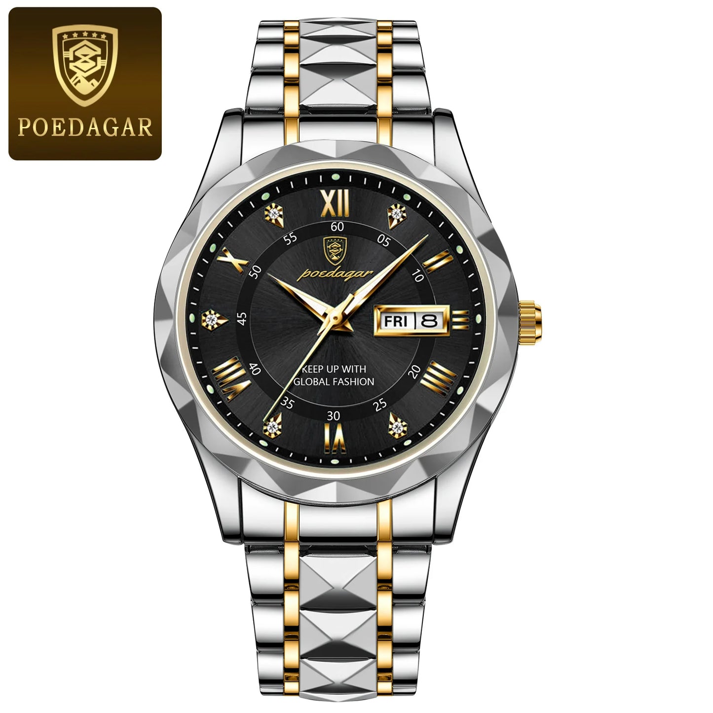 POEDAGAR Top Luxury Men Quartz Watch For Men Sports Waterproof
