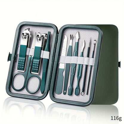 Professional 7/10/12/18 Piece Nail Care Kit Stainless Steel Manicure