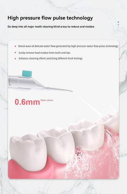 Household High Pressure Oral Irrigator Portable Teeth Clean Water Dental