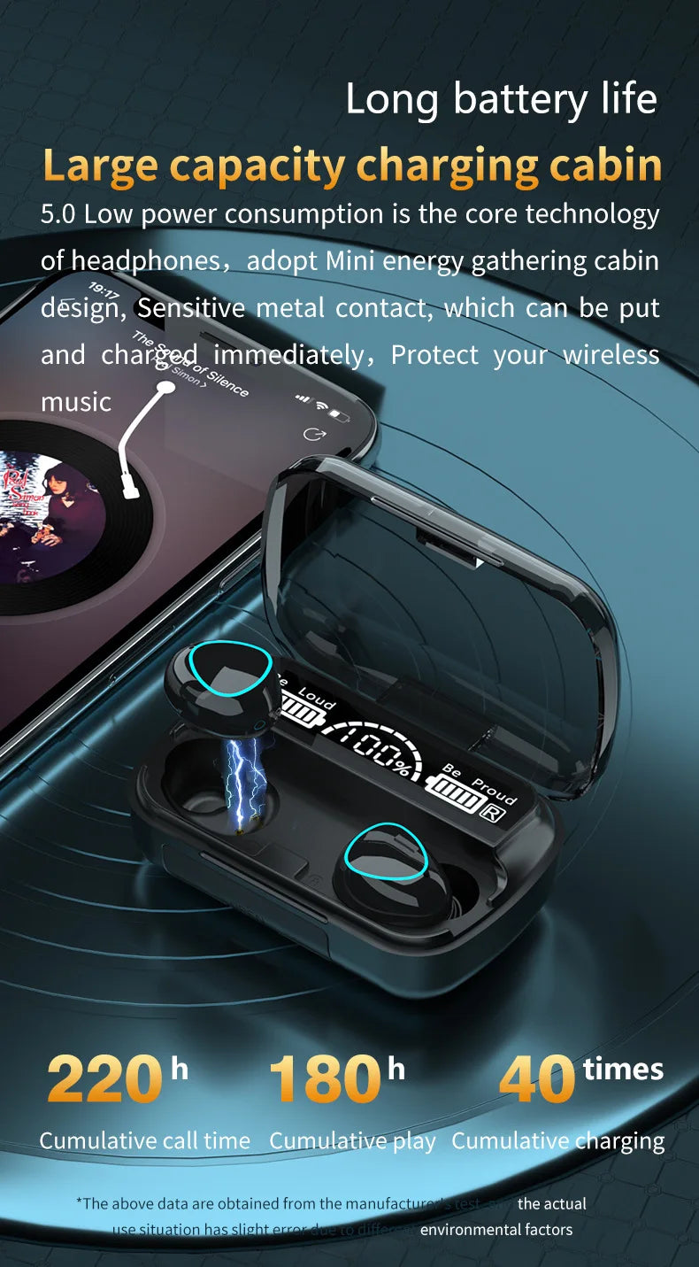 New Arrival M10 Earphone Wireless Headset High Quality