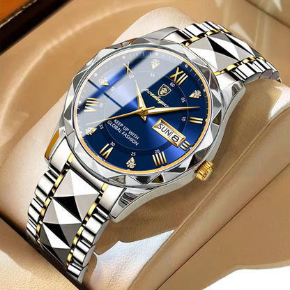 POEDAGAR Top Luxury Men Quartz Watch For Men Sports Waterproof