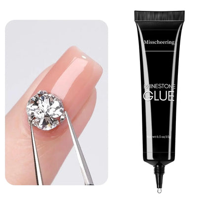 30g Nail Rhinestone Glue for Nails Super Strong Gel Nail Glue for Nail Charm