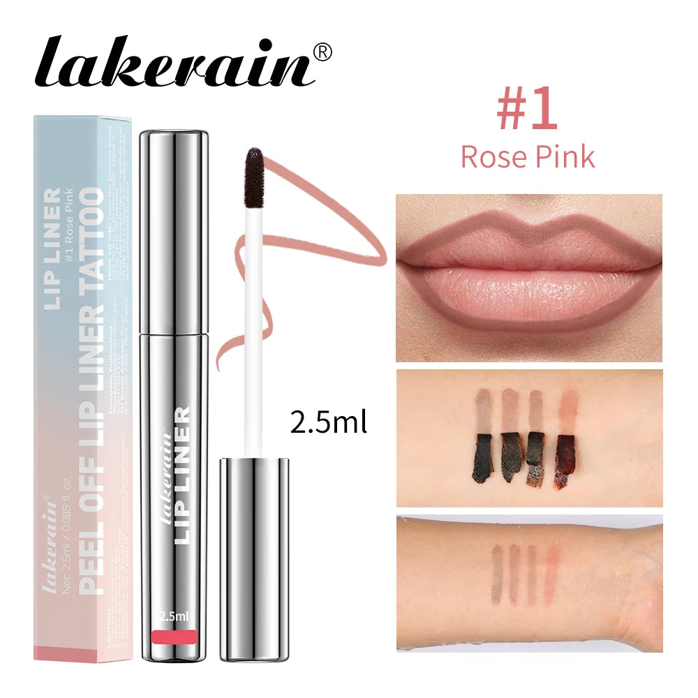 Waterproof Lip Liner Peel Off Tattoo Lipgloss Waterproof