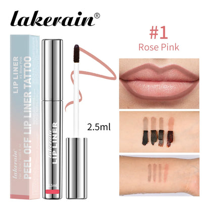 Waterproof Lip Liner Peel Off Tattoo Lipgloss Waterproof