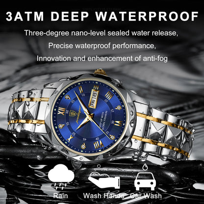POEDAGAR Top Luxury Men Quartz Watch For Men Sports Waterproof