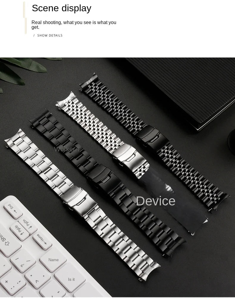 20 22mm Stainless steel men's watch
