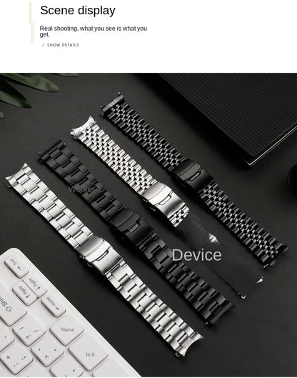 20 22mm Stainless steel men's watch