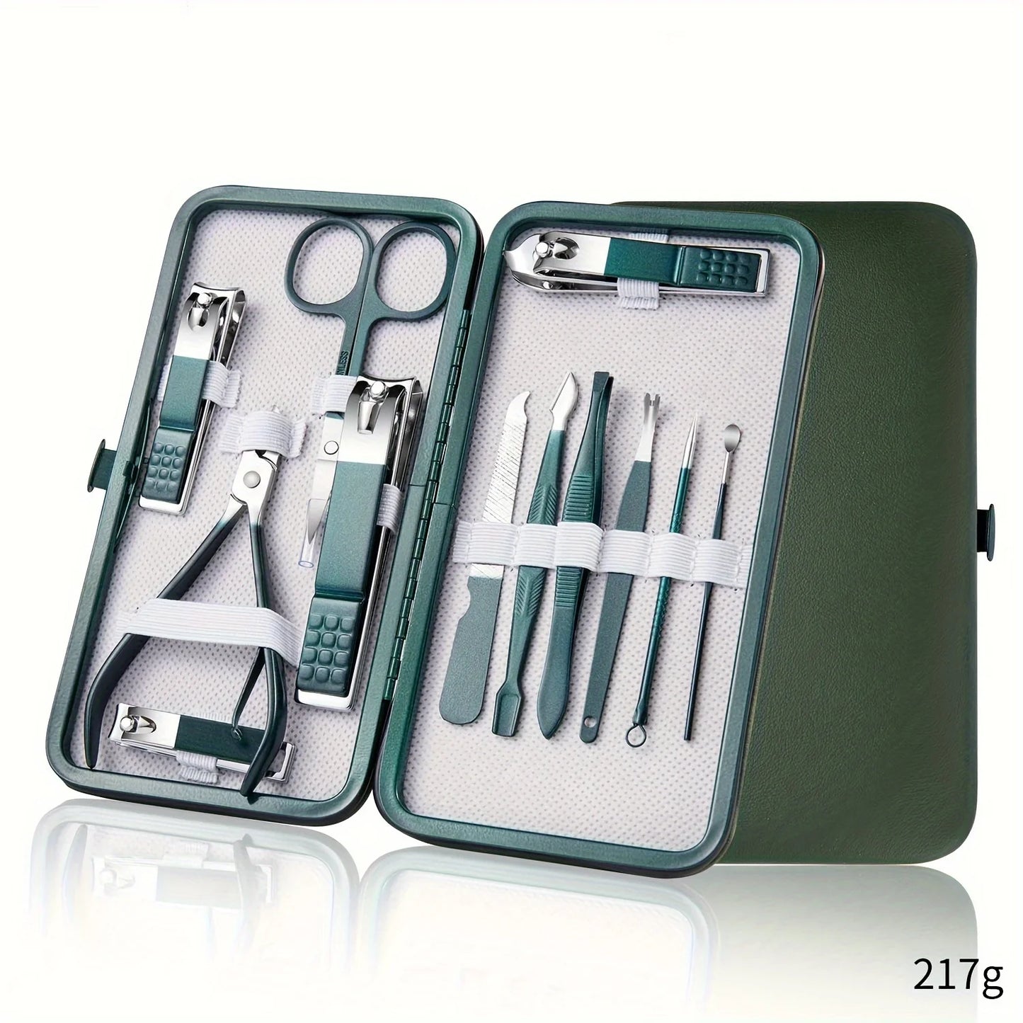 Professional 7/10/12/18 Piece Nail Care Kit Stainless Steel Manicure