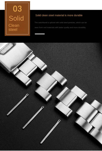20 22mm Stainless steel men's watch