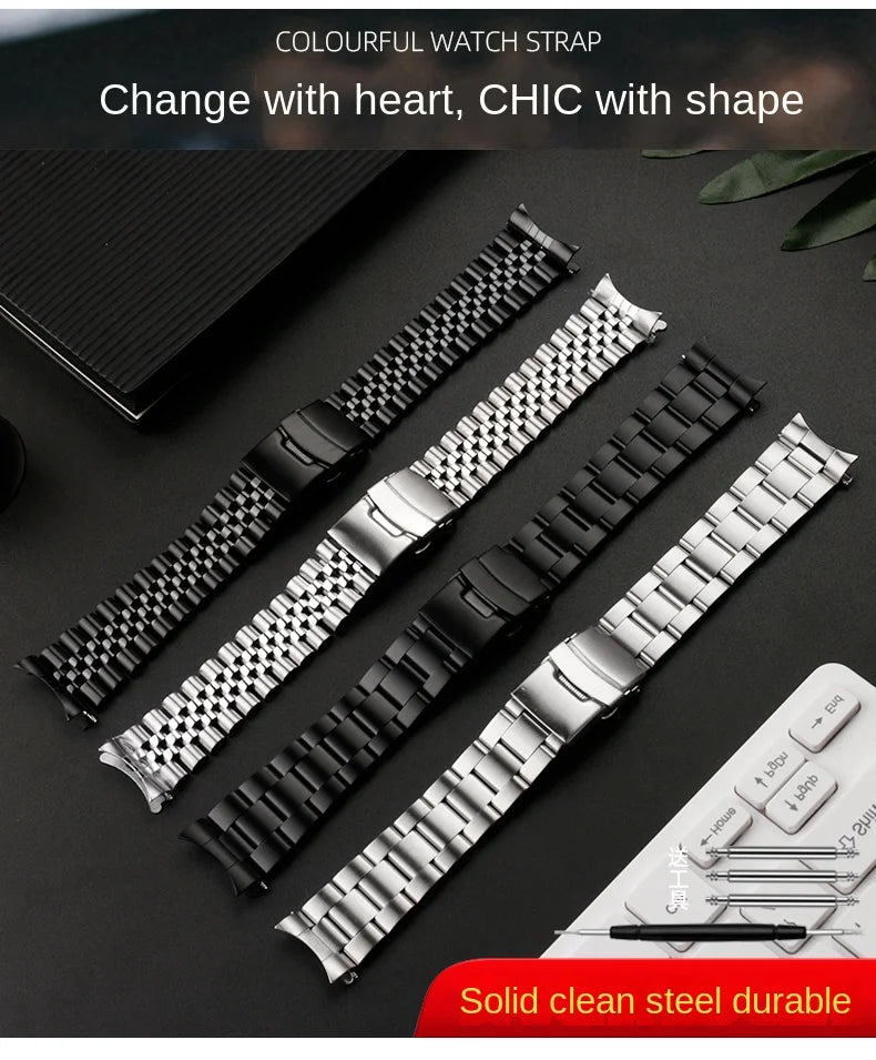 20 22mm Stainless steel men's watch