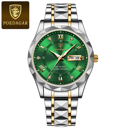POEDAGAR Top Luxury Men Quartz Watch For Men Sports Waterproof